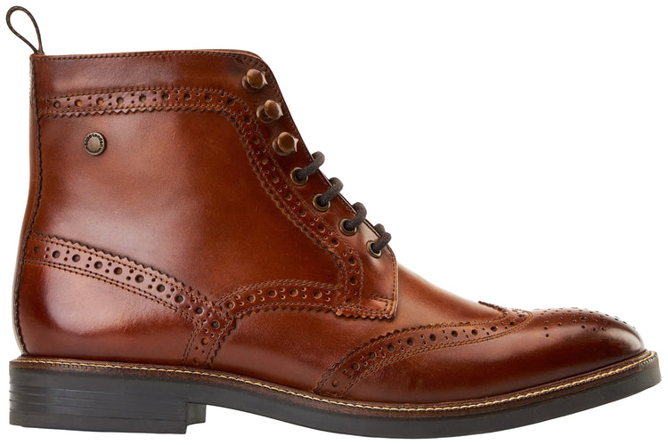 Base London Bristol Washed Tan Mens Boots