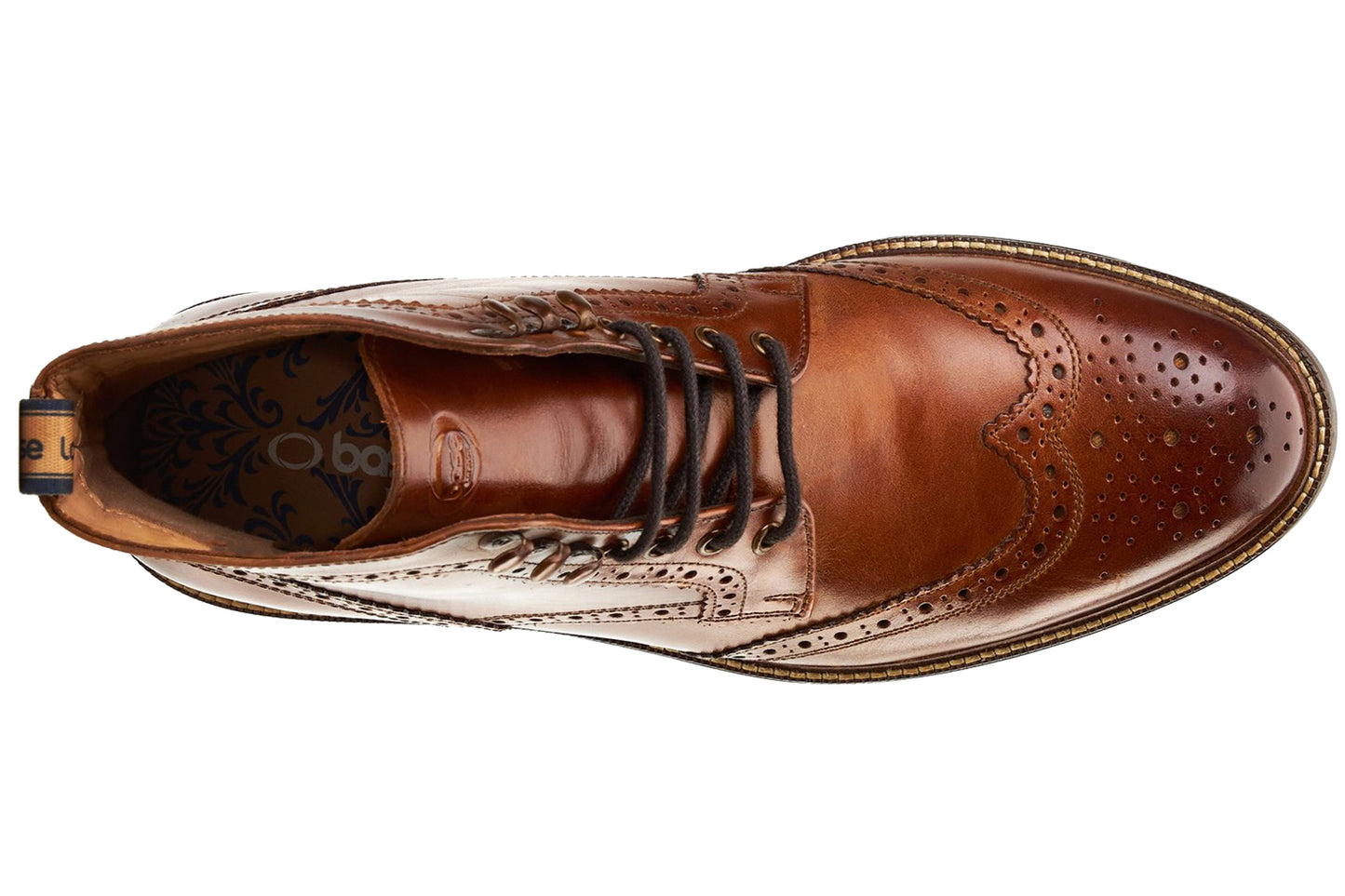 Base London Bristol Washed Tan Mens Boots