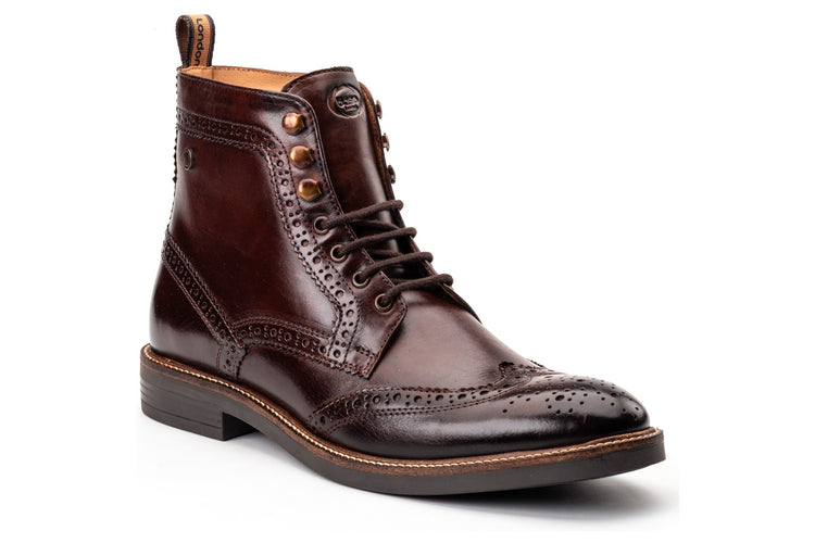 Base London Bristol Washed Brown Mens Boots
