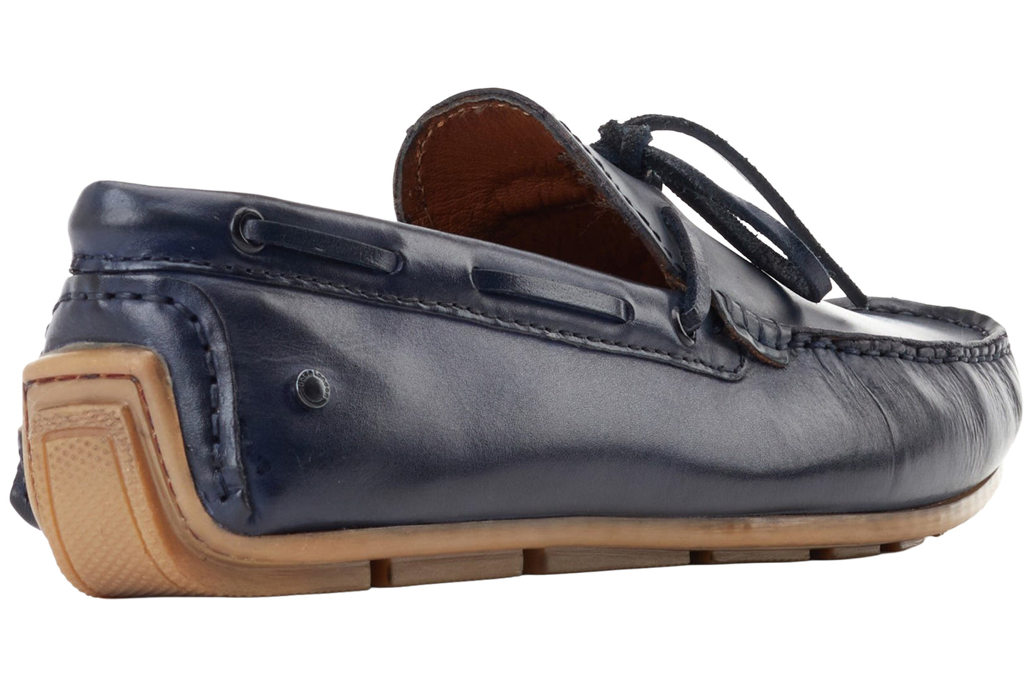 Base London Brooks Washed Navy Mens Shoes