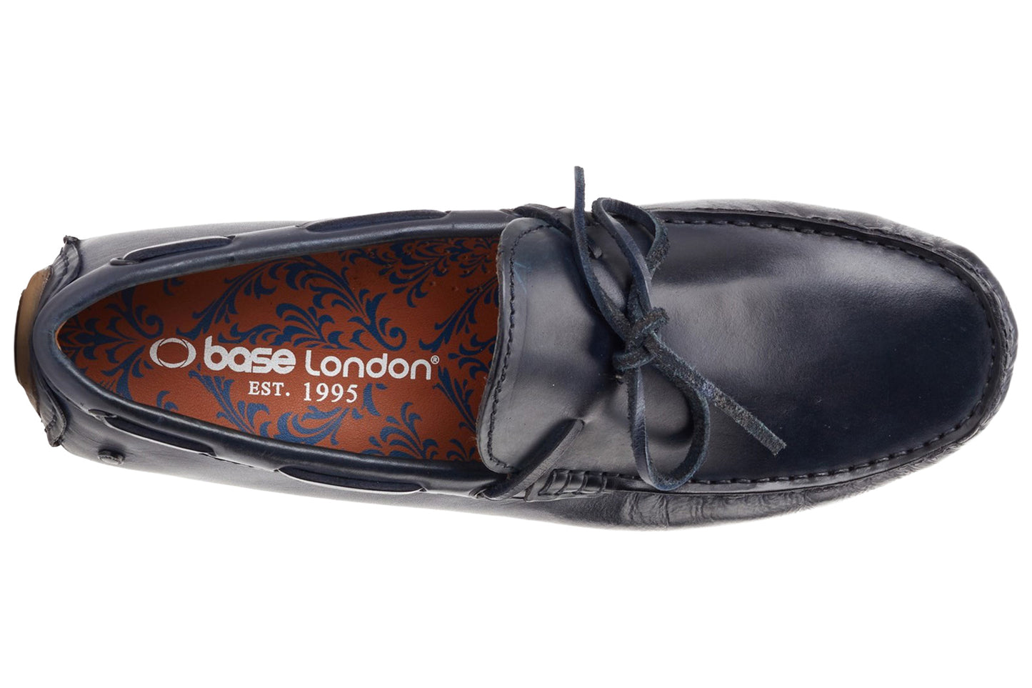Base London Brooks Washed Navy Mens Shoes