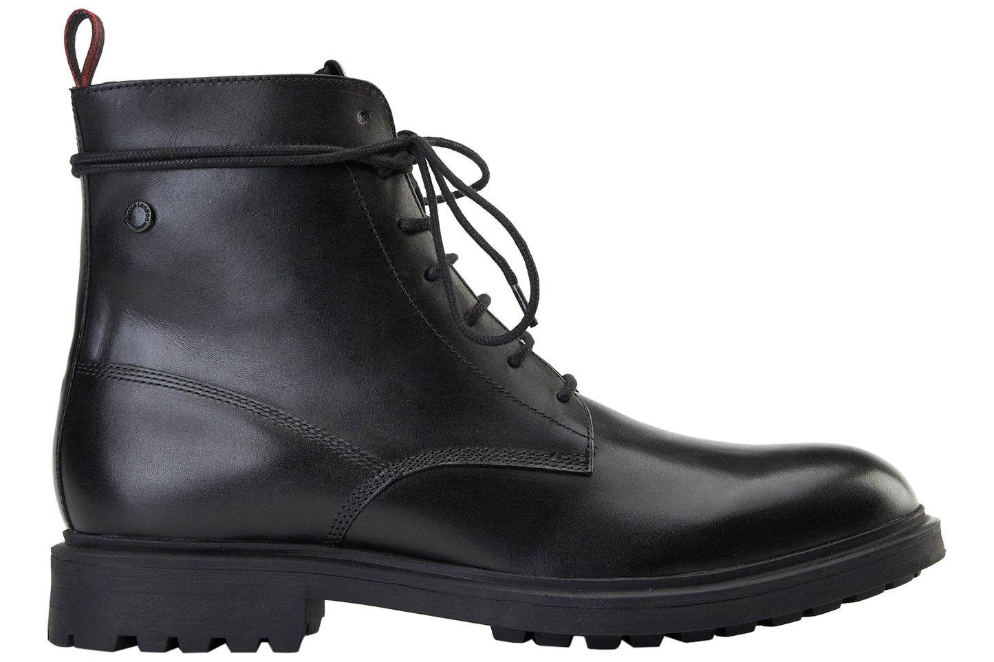 Base London Brunel Waxy Black Mens Boots