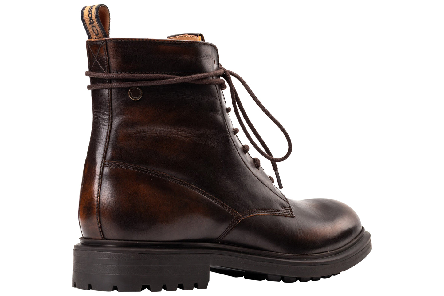 Base London Brunel Rub Off Brown Mens Boots