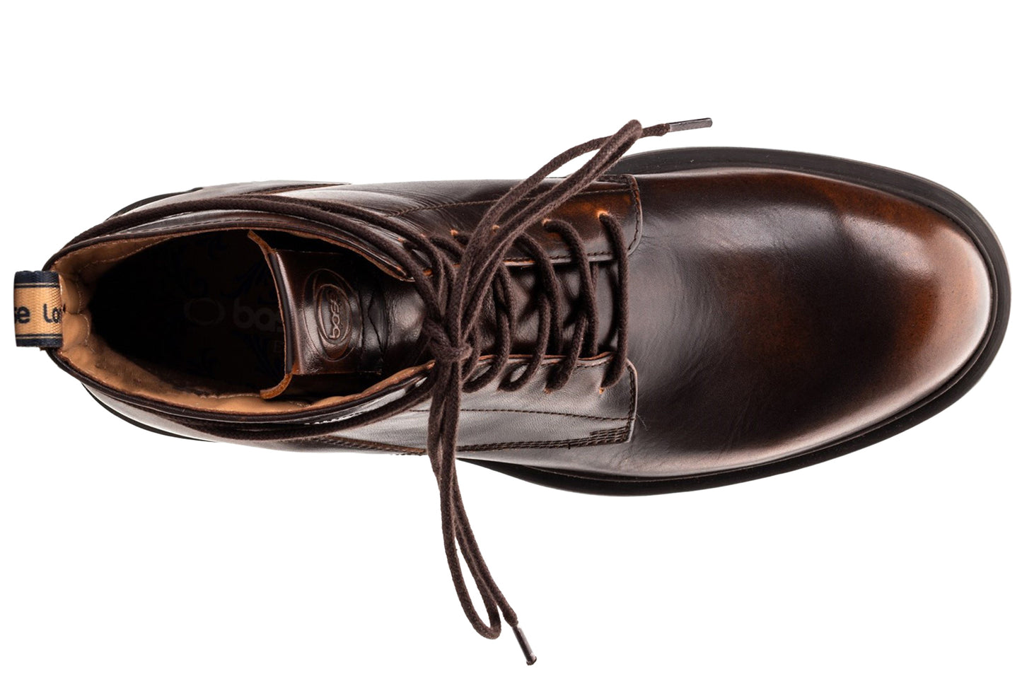 Base London Brunel Rub Off Brown Mens Boots