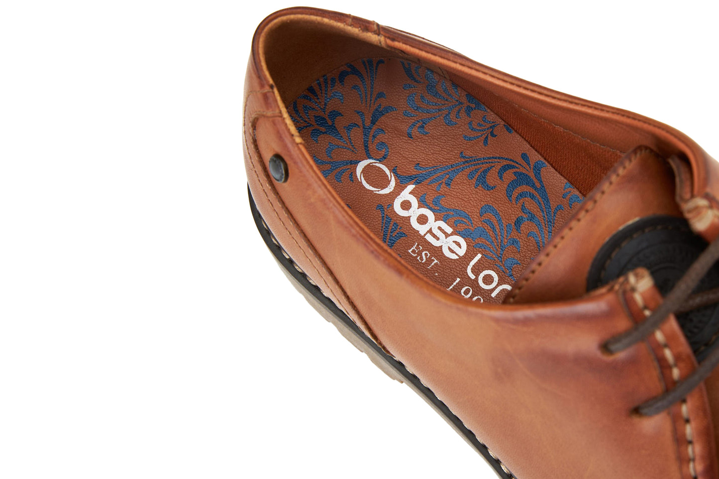 Base London Carbon Pull Up Tan Mens Shoes