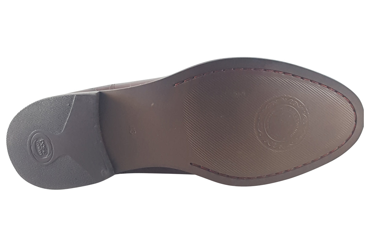 base london carson burnished tan mens boots sole