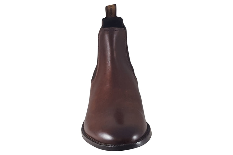 Base London Carson Burnished Tan Mens Boots