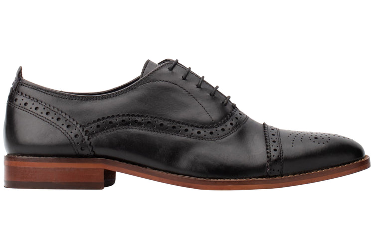 Base London Cast Waxy Waxy Black Mens Shoes