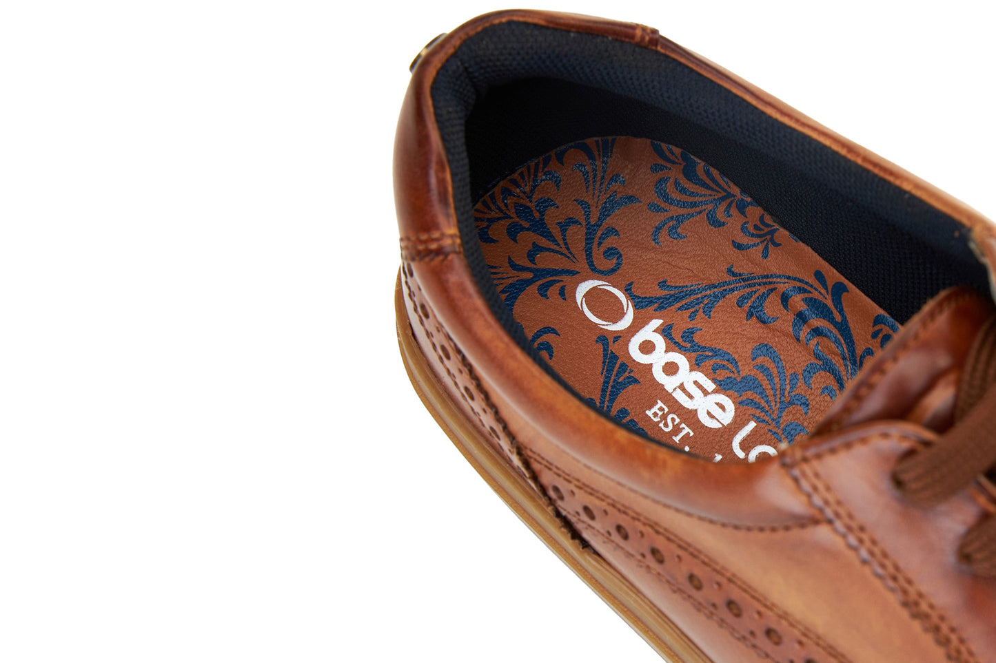 Base London Clapton Washed Tan Mens Trainers