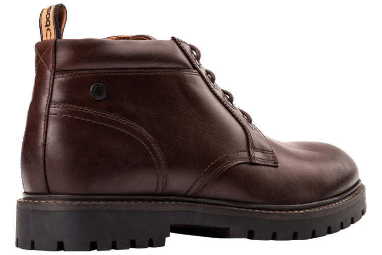 Base London Cobalt Pull Up Brown Mens Boots