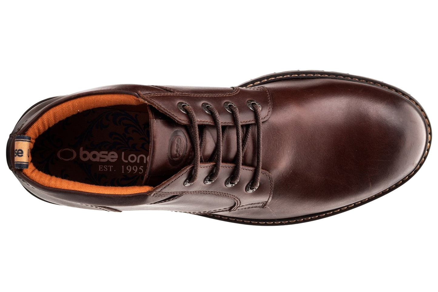 Base London Cobalt Pull Up Brown Mens Boots