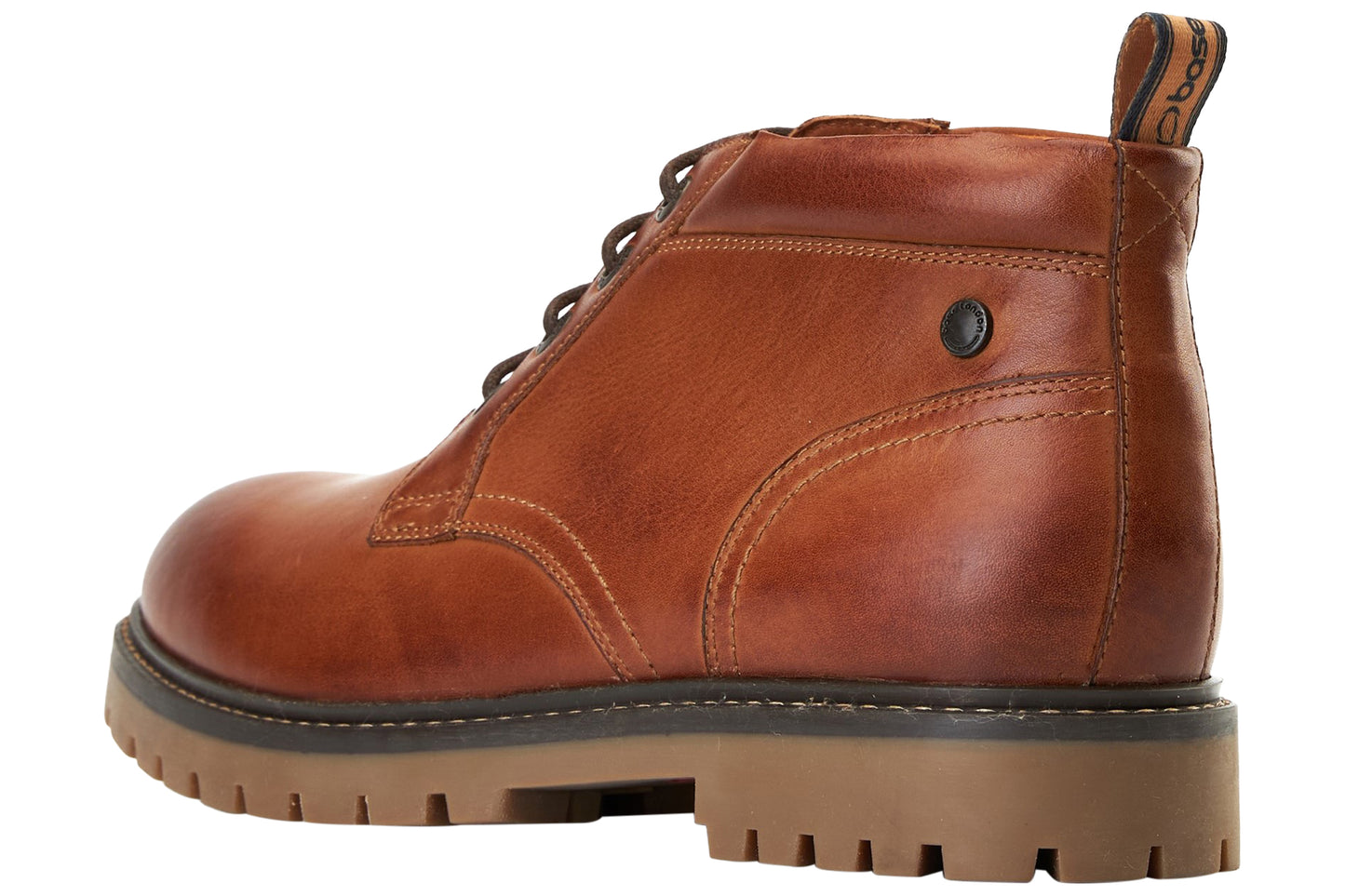 Base London Cobalt Pull Up Tan Mens Boots