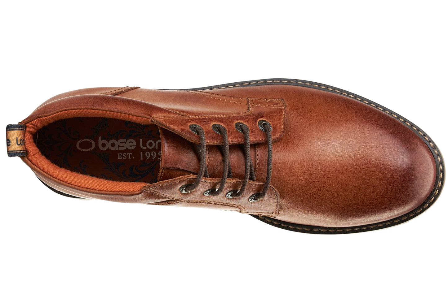 Base London Cobalt Pull Up Tan Mens Boots