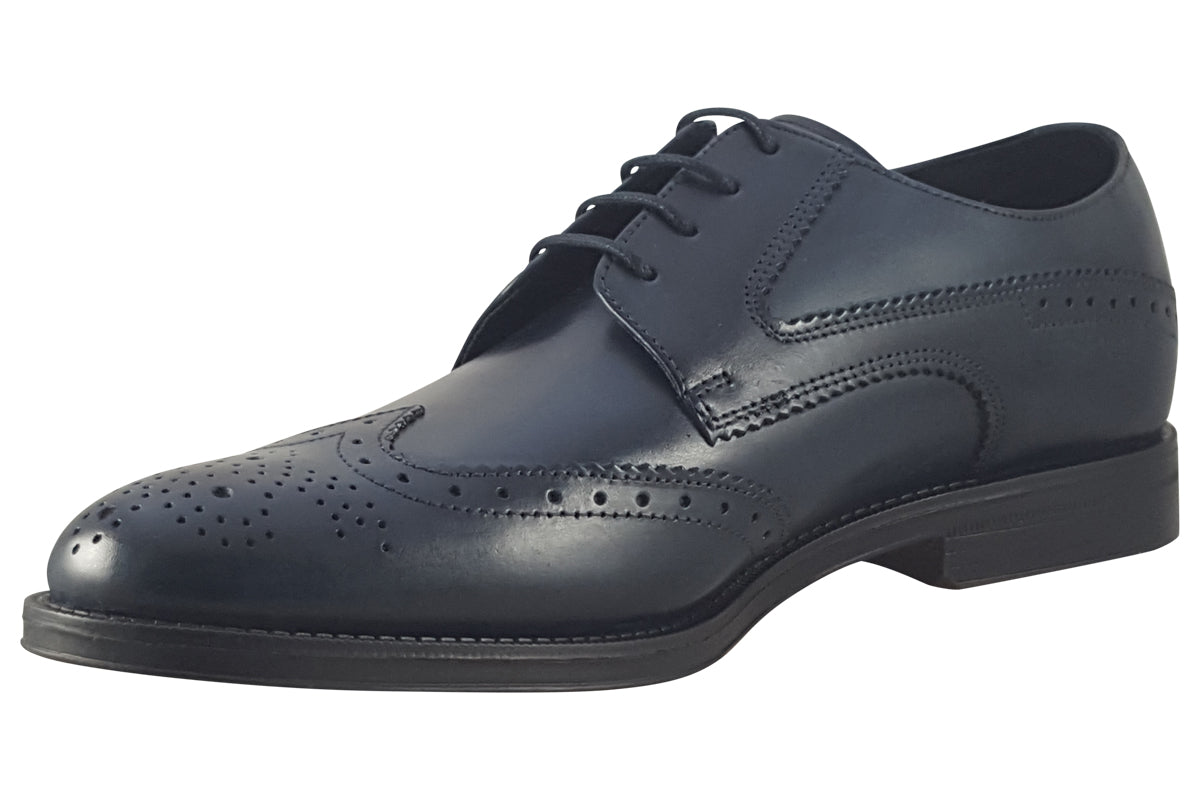 base london cochran waxy navy mens shoes left