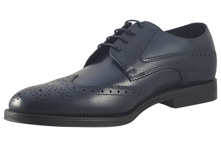 Base London Cochran Waxy Navy Mens Shoes