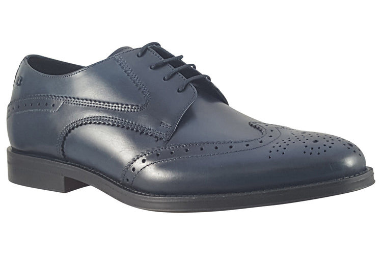 Base London Cochran Waxy Navy Mens Shoes