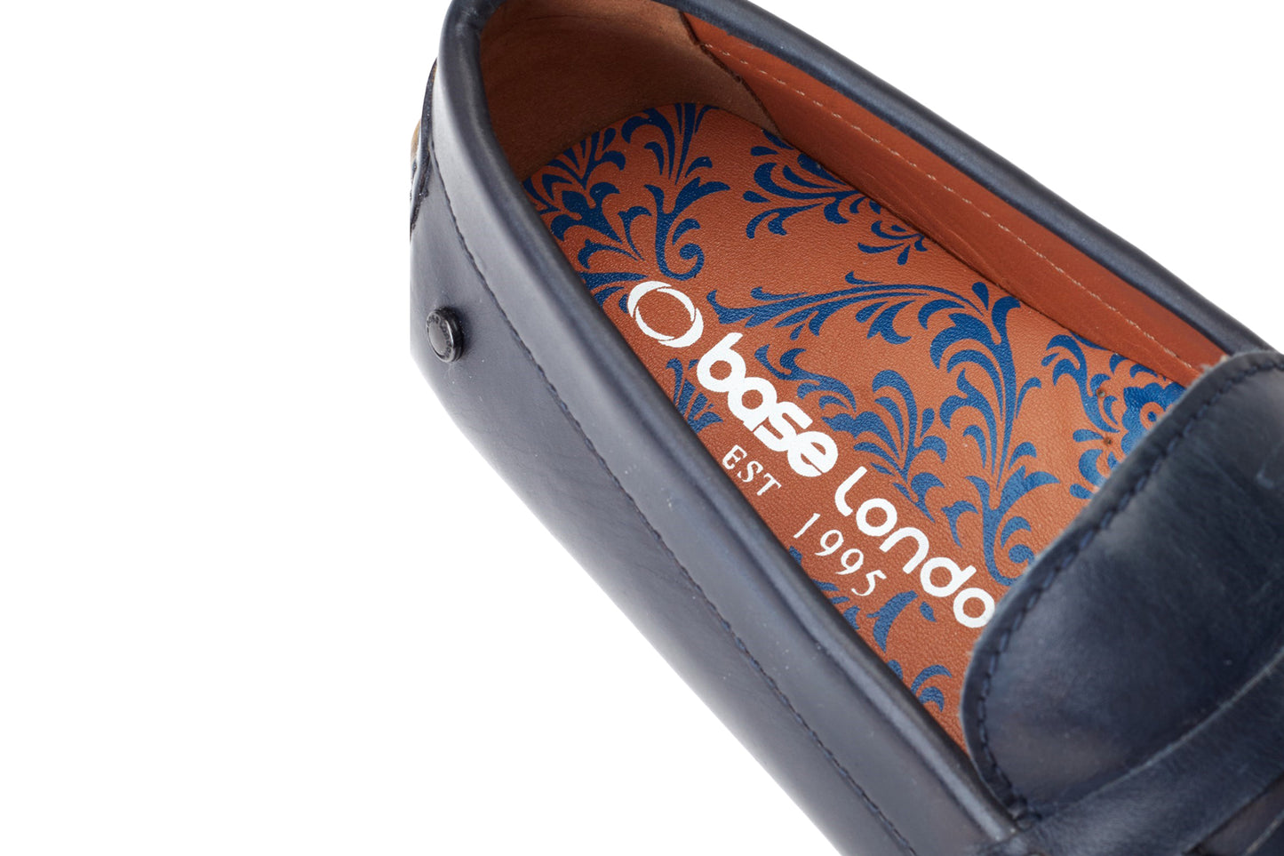 Base London Collins Washed Navy Mens Shoes