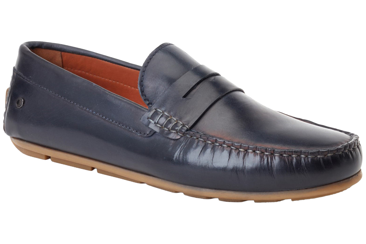 Base London Collins Washed Navy Mens Shoes