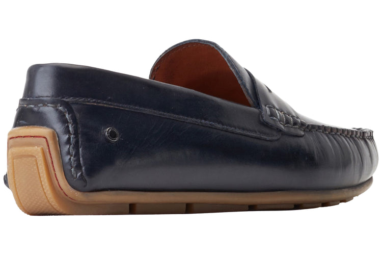 Base London Collins Washed Navy Mens Shoes
