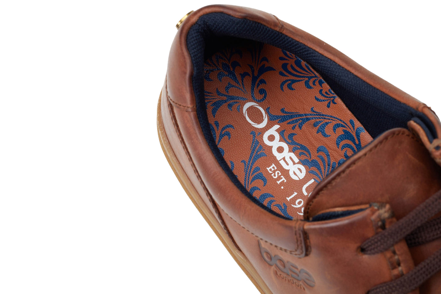 Base London Dalston Pull Up Brown Mens Shoes