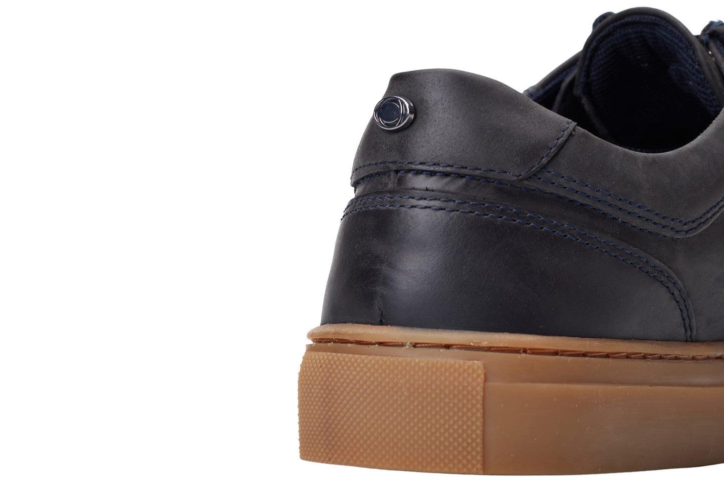 Base London Dalston Pull Up Navy Mens Shoes