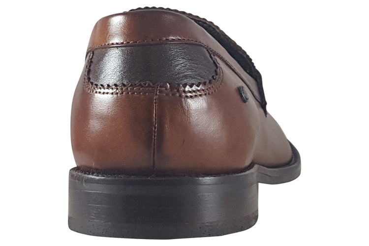 Base London Danbury Burnished Tan Mens Shoes