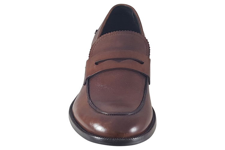 Base London Danbury Burnished Tan Mens Shoes