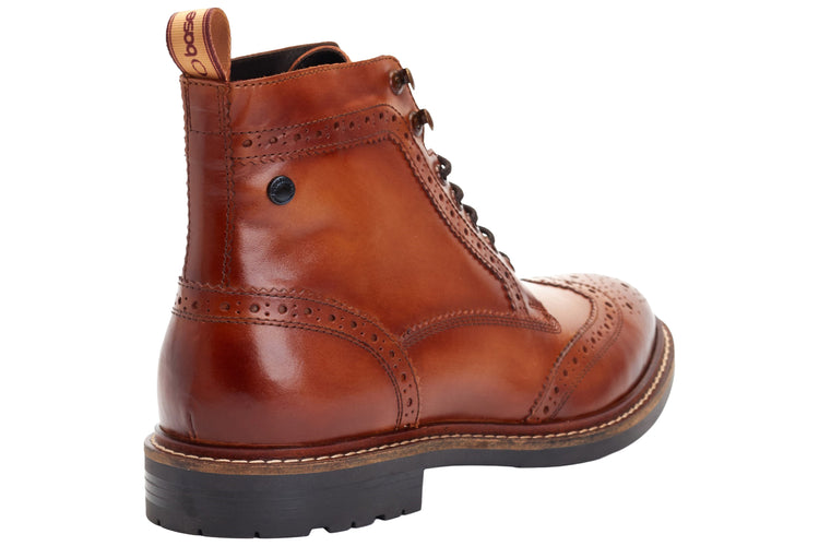 Base London Dealer Burnished Tan Mens Boots