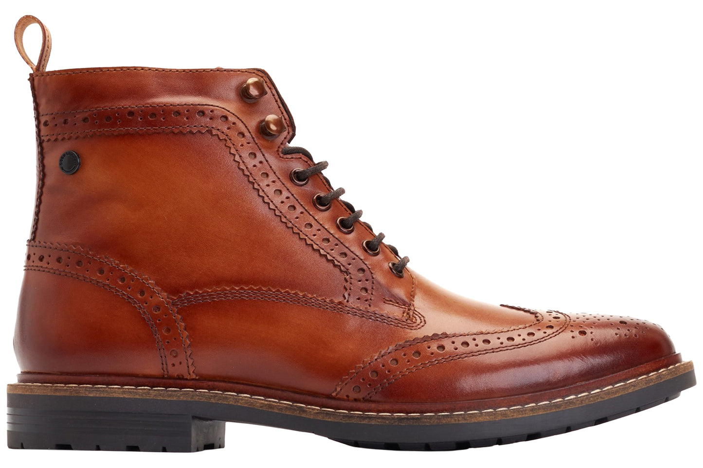 Base London Dealer Burnished Tan Mens Boots