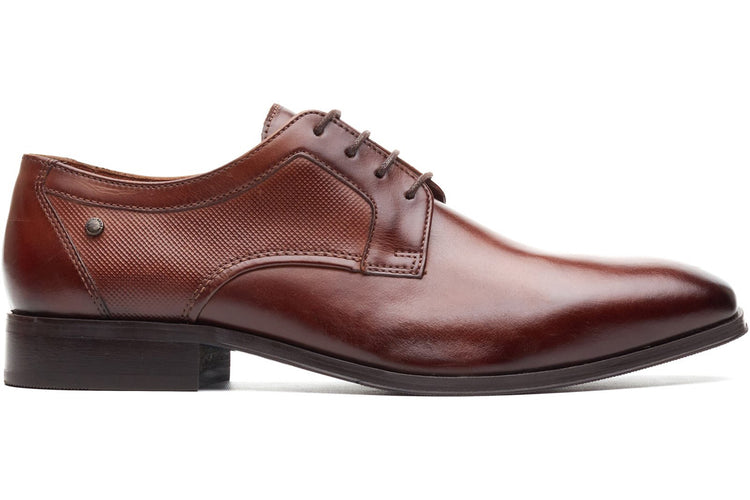 Base London Dome Burnt Tan Mens Shoes
