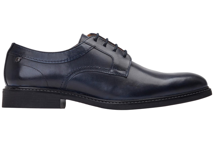 Base London Drake Waxy Waxy Navy Mens Shoes