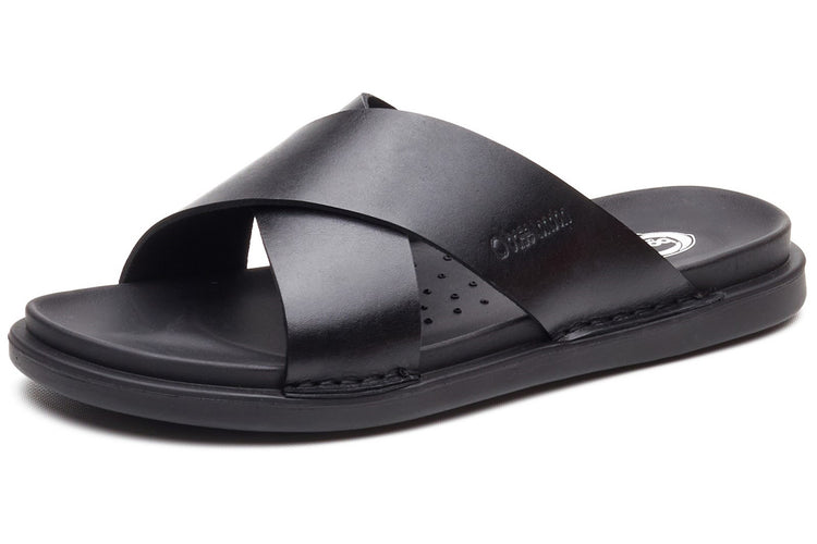 Base London Drift Black Mens Sandals