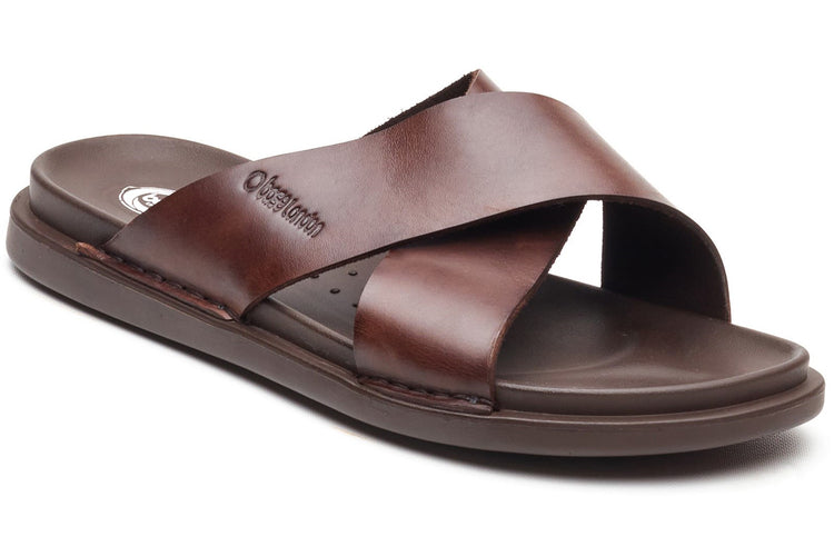 Base London Drift Brown Mens Sandals