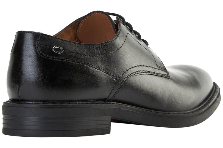 Base London Durham Waxy Black Mens Shoes