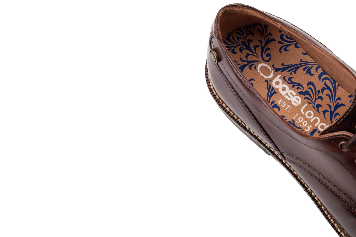 Base London Durham Washed Brown Mens Shoes
