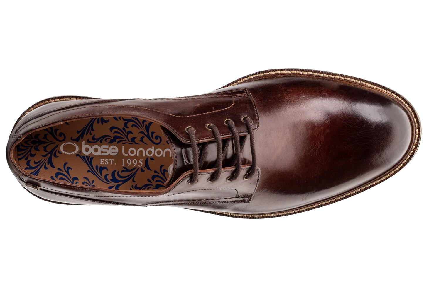 Base London Durham Washed Brown Mens Shoes