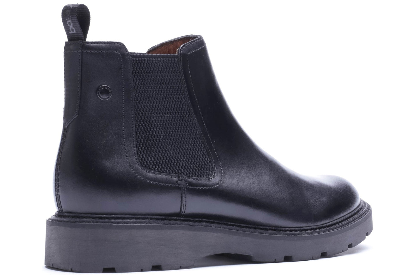 Base London Echo Waxy Black Mens Boots