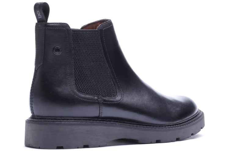Base London Echo Waxy Black Mens Boots