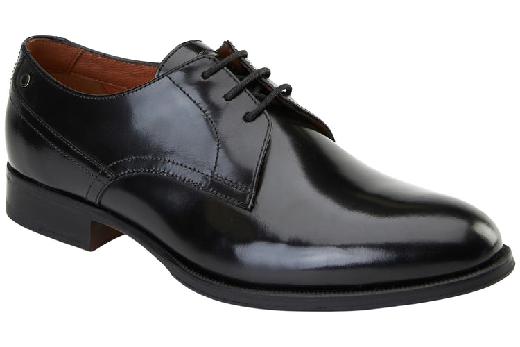 Base London Edison Hi Shine Black Mens Shoes