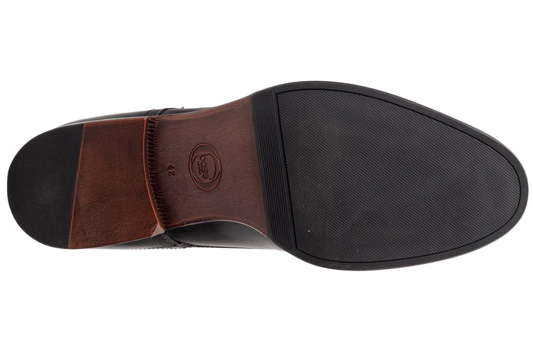 Base London Edison Waxy Black Mens Shoes