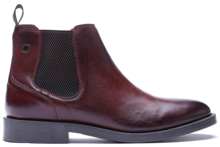 Base London Enzo Washed Chestnut Mens Boots