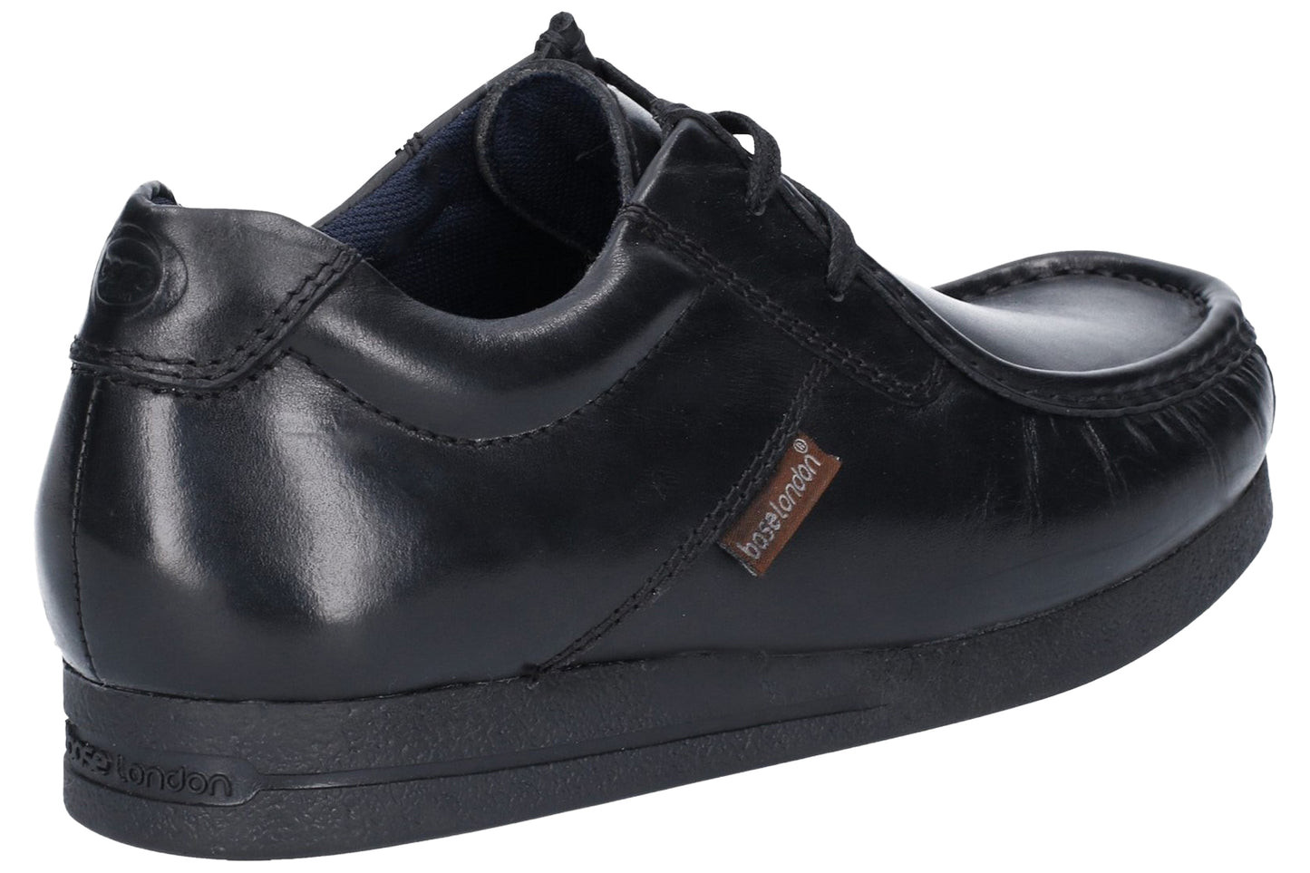 Base London Event Waxy Black Mens Shoes