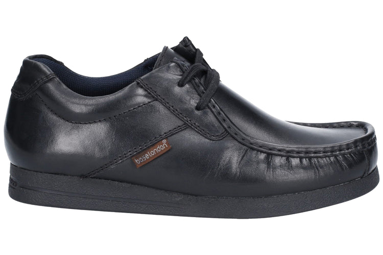 Base London Event Waxy Black Mens Shoes