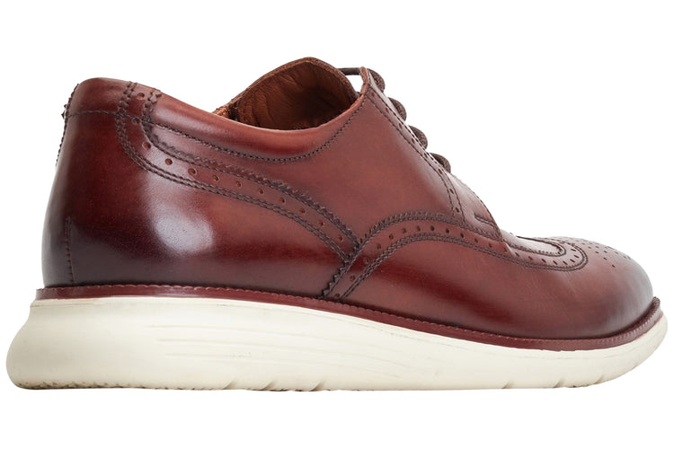 Base London Flight Washed Brown Mens Shoes