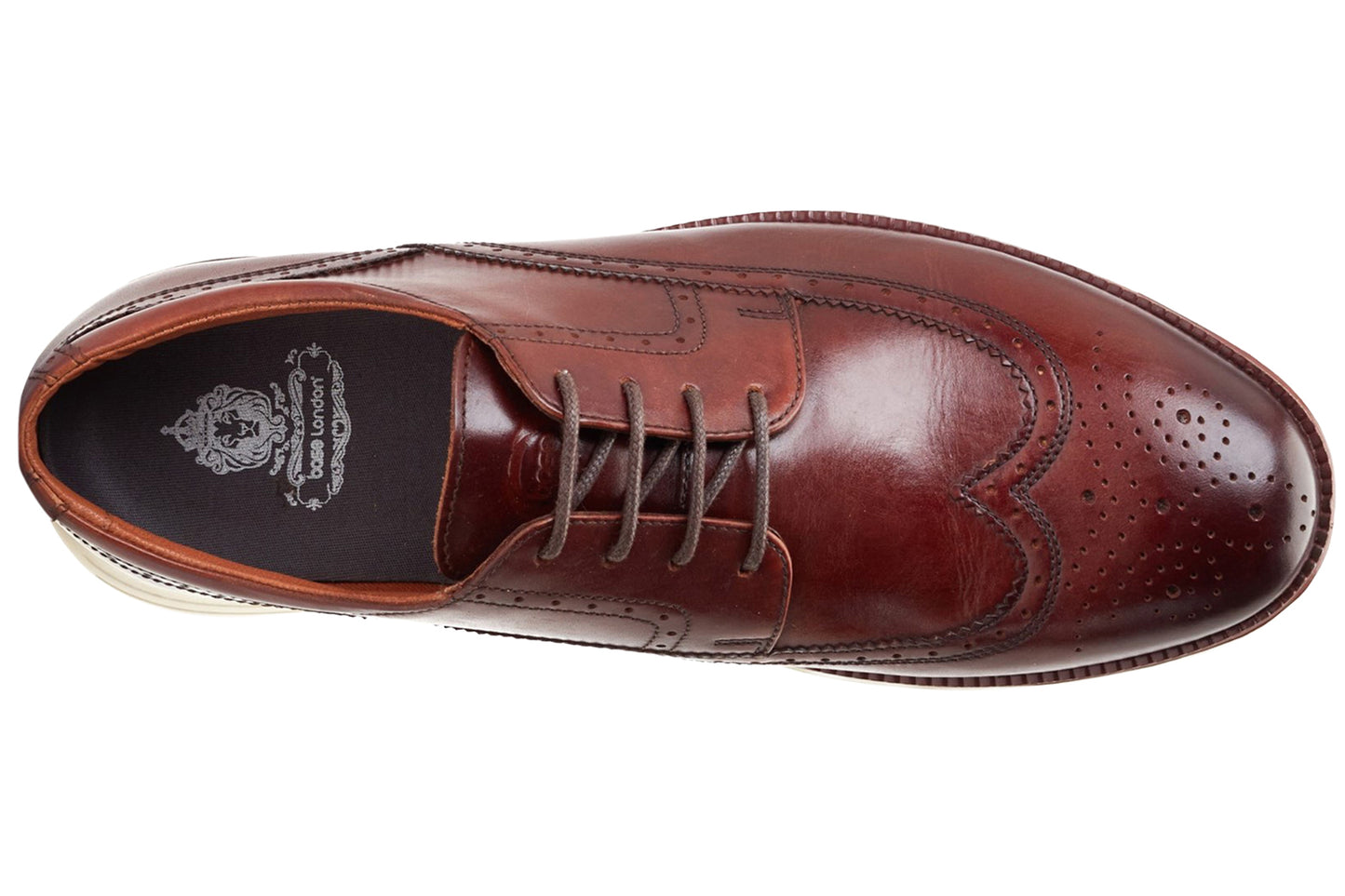 Base London Flight Washed Brown Mens Shoes