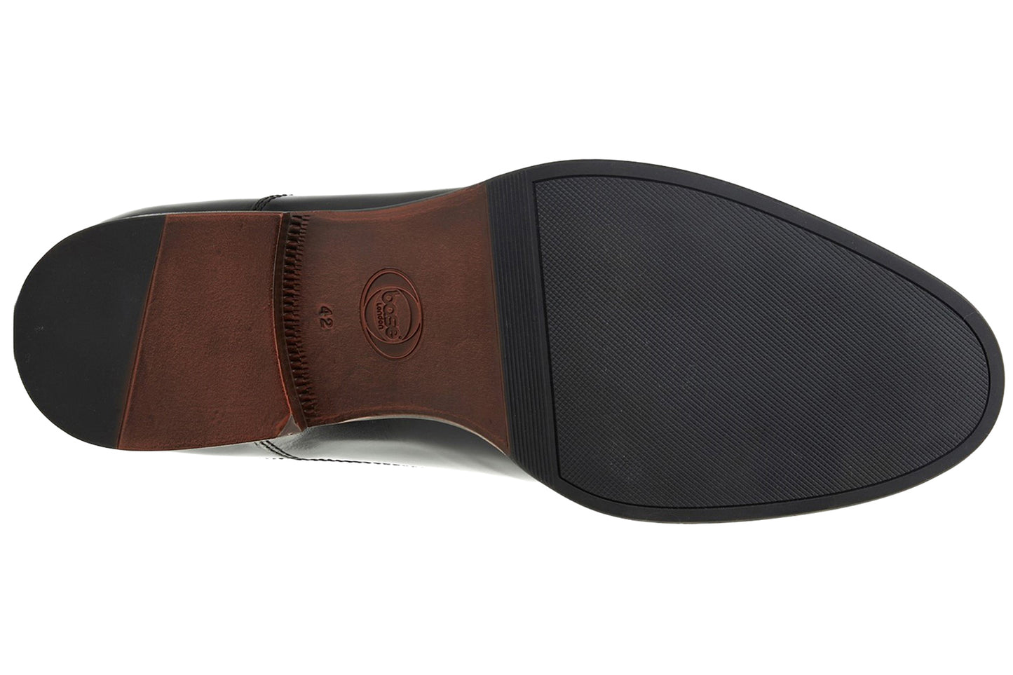 Base London Franklin Hi Shine Black Mens Shoes