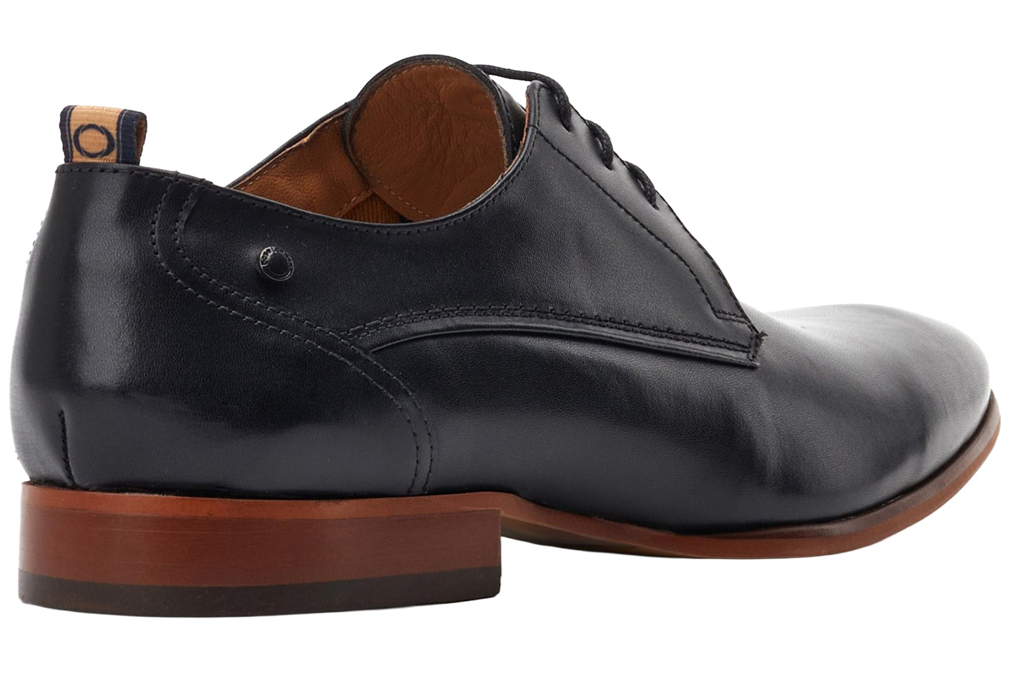Base London Gambino Waxy Black Mens Shoes