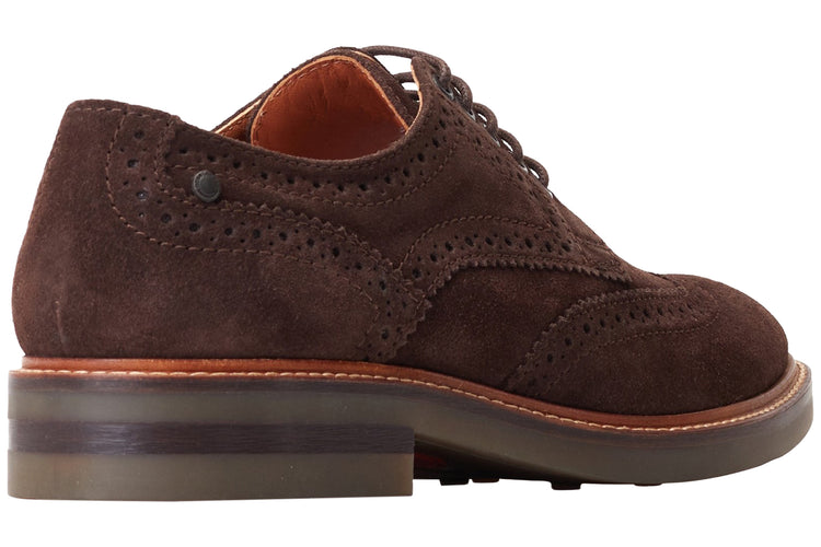 Base London Hatfield Suede Brown Mens Shoes