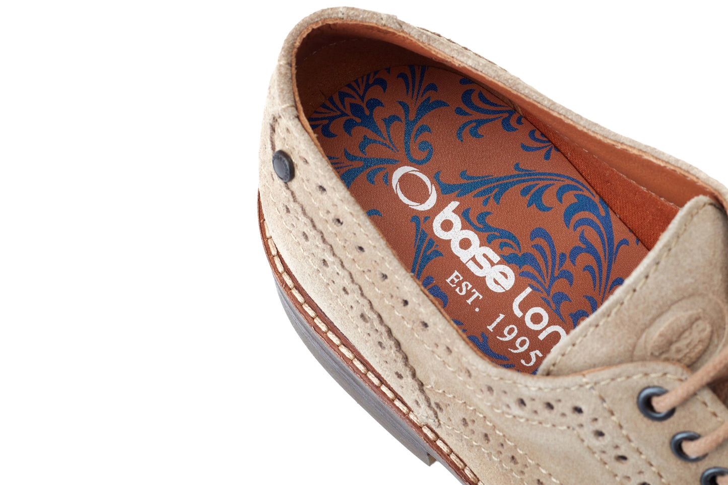 Base London Hatfield Suede Sand Mens Shoes