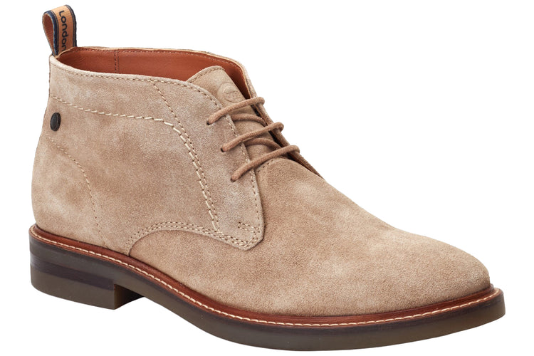 Base London Knebworth Suede Sand Mens Boots
